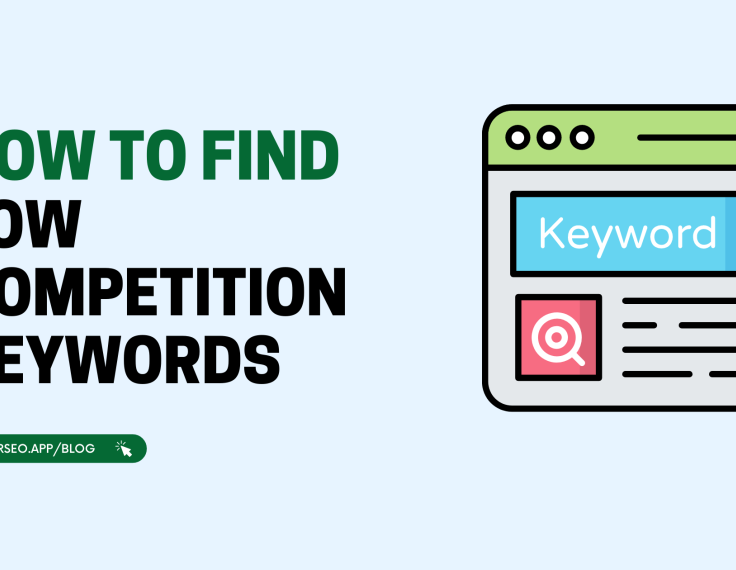 how to find low competition keywords